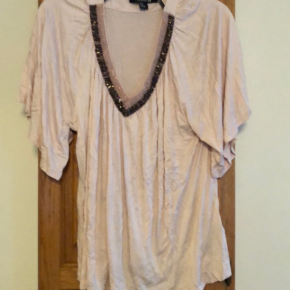 PINK FLOWY SPARKLE SHIRT